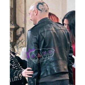 Buy James Franco Zeroville Vikar Mens Real Black Sheepskin Leather Motorcycle Jacket