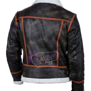 Buy Mens Ski Bomber Fur Leather Winter Jacket