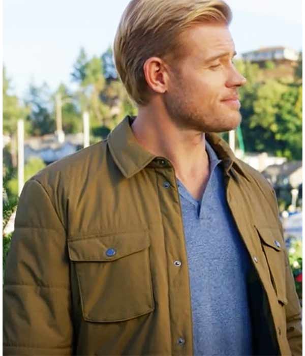 Nantucket Noel Trevor Donovan Casual Brown Cotton Jacket